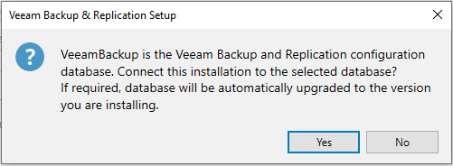 database Veeam Backup Replication v12